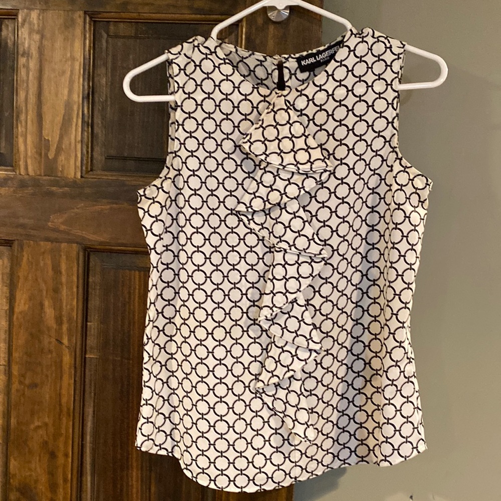 *Karl Lagerfeld* Sleeveless blouse